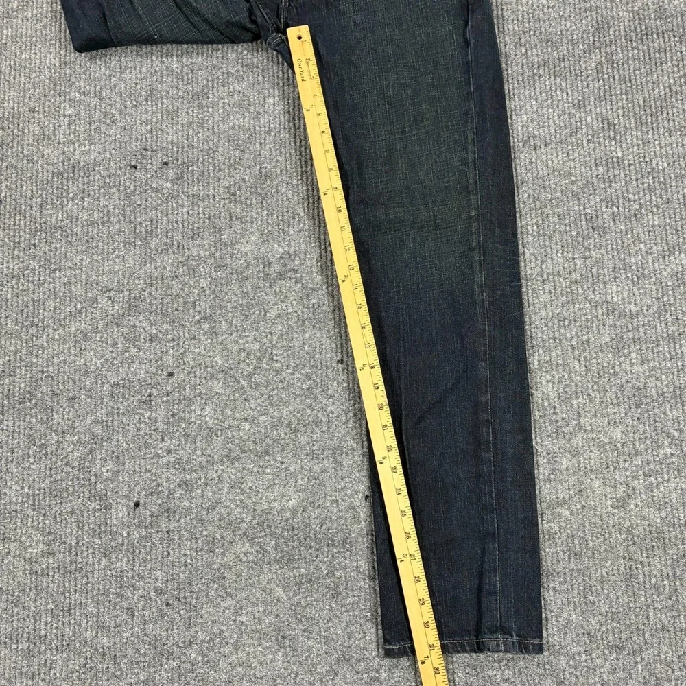 Levi's 511 Mens Straight Jeans Size 34x32 Blue Denim Stretch Low Rise Casual